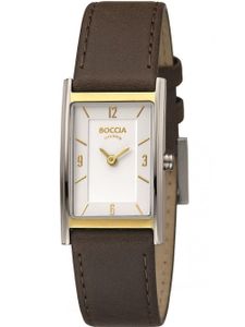 Boccia 3212-06 Damen-Armbanduhr, Leder-Armband Boccia 3212-06 Damen-Armbanduhr, Leder-Armband