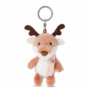 Nici 48301 Schlüsselanhänger Rentier Jonte ca 10cm Plüsch Winter Friends GREEN