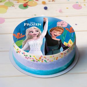 Frozen Tortenaufleger 15,5cm Ø Fondantpapier ohne Zucker Geburtstag