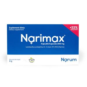 Narine probiotikum Lactobacillus Acidophilus Er-2 STRAIN 317/402 150 mg 30 Kapseln Narine