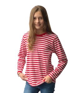 Kinder Mädchen oder Jungen Karneval Uni Shirt langarm, geringelt, 111 654 90 109
