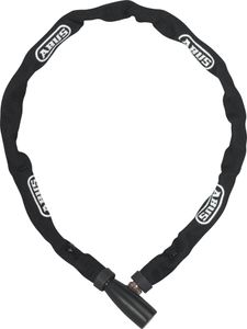 ABUS Kettenschloss 1500 Web – Fahrradschloss aus Spezialstahl – 4 mm dicke Rundkette - ABUS-Sicherheitslevel 3 – 60 cm – Schwarz
