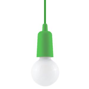 Hängeleuchte DIEGO 1 grün 1xE27 60W PVC 90x9x9cm Sollux Lighting