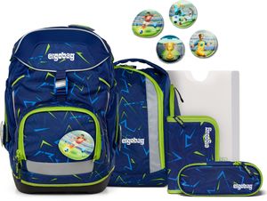 Ergobag Schulranzen-Set PACK SpitzenreitBär 6-tlg., höhenverstellbar