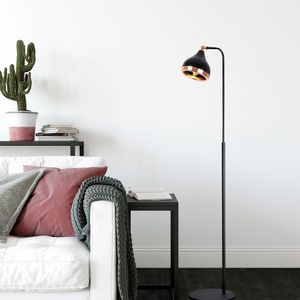 Opviq, Yıldo - NT - 146-US, Stehlampe, METALLKÖRPER, Schwarz, 150 x 16 x 16 cm