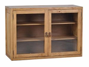 MiaMöbel Hängeschrank Mexico Möbel 96x66x38 cm Landhausstil Massivholz Pinie Honig