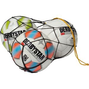 Derbystar Ballnetz Polyester schwarz 3Bälle