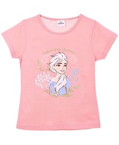 T-Shirt Frozen Elsa Rosa 104 cm