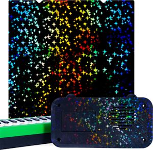Stavební deska Creality lesklý PET + potažená PEI lůžková deska PET ?Stars¡° plošina deska z pružinové oceli pro Ender-3 S1/Ender-3 S1 Pro/Ender-5 S1/Ender-3 V3/Ender-3 V3 SE/Ender-3 V3 KE šC bez magnetických nožiček