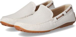 Sioux Herren Mokassins/ Bootschuhe/ Slipper CARULIO Weiß GlattlederGröße:44