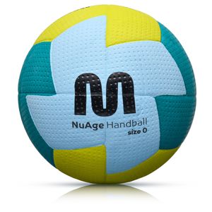 Handball Meteor Nuage mini mit Super Grip Material Größe 0 Blau Gelb