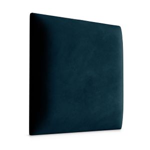 Muralo Polsterpaneel WANDKISSEN Wandpolster Bettkopfteil Wandpaneel Dunkelblau 40 cm x 40 cm