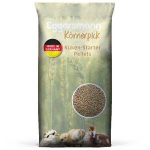 Eggersmann Körnerpick 25 kg pelety pre kurčatá bez GMO - krmivo pre kurčatá - prémiové krmivo pre kurčatá - pelety pre kurčatá, husi a kačice na odchov