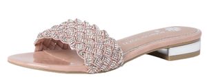 Marco Tozzi GMK Damen Sandalette Pantolette Fashionsandale Sandale Kretschmer, Größe:EUR 39, Farbe:Rosa (Nude Comb)