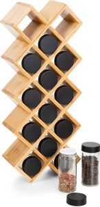 HOMLA B2 BAMBOO Essentials Gewürzset auf Bambusständer 42x17x9,5 cm