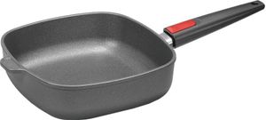 WOLL Quadratische Induktionspfanne 24 x 24 cm aus Titan mit abnehmbarem Griff, Titan Nowo