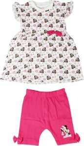 Disney Minnie Maus Mädchen Baby 2 tlg Set Kleid plus Leggings Gr. 62 - 86 – Pink / 68