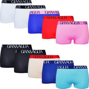TEXEMP 5er - 10er Pack Damen Panty Panties Baumwolle Boxershorts Hotpant | B153 - XXL - 5 Stück TEXEMP 5er - 10er Pack Damen Panty Panties Baumwolle Boxershorts Hotpant | B153 - XXL - 5 Stück