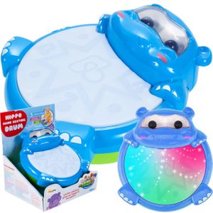 MalPlay Baby Trommel mit Licht und Sound | Musikspielzeug | sensorisches Spielzeug | Melodien und Gerausche | Babyspielzeug Lernspielzeug für Kinder ab 12 Monaten