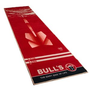 BULL'S Carpet-Mat "180" red | Carpet Mat Dartteppiche Matte für Dartscheiben Boards