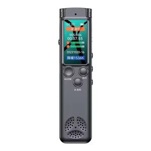 Digitaler Sprachrekorder, tragbarer sprachaktivierter Rekorder mit TFT-Farbbildschirm, Wiedergabe, Song-Player, Audio-Recorder