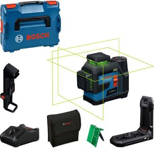 Bosch Linienlaser GLL 12V-100-33 CG, 1 x Akku GBA 12V 2.0Ah, L-BOXX 13