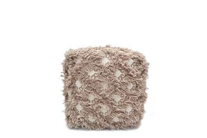 Pouf Allure taupe  40x40x40