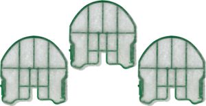 vhbw 3x Motorschutz-Filter kompatibel mit Vorwerk Kobold VB100, VB 100 Staubsauger