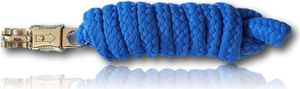 Führstrick mit Panikhaken für Pferd - Anbindestrick in verschiedenen stylischen Designs, Länge 2m, Farbe royalblau
