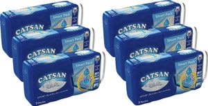 Catsan Smart Pack Katzen-Streu Katzenstreu Streu 6 Packungen mit 12 Packs 48L