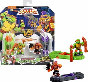 Kampffiguren Teenage Mutant Ninja Turtles Legends of Akedo: Michelangelo vs Evil Bepop