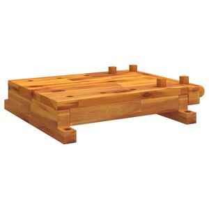 vidaXL Pracovní stůl se svěrákem 52x44x9,5 cm z masivního dřeva akácie