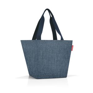 reisenthel shopper M, taška, nákupní taška, shopper, taška na nákupy, polyesterová tkanina, Twist Blue, 15 L, ZS4027