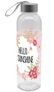 Trinkflasche Hello Sunshine Glas 500ml