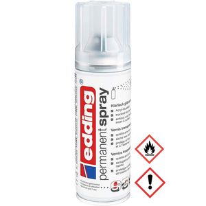 Edding Permanent Spray Premium lakier akrylowy bezbarwny błyszczący 200ml
