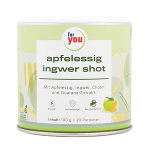 For You apfelessig ingwer shot Pulver 100 g