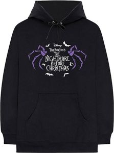 Nightmare Before Christmas - Mikina s kapucňou pre mužov/dámy uni RO9260 (S) (Black)
