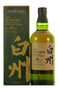 The Hakushu 18 Jahre Japan Single Malt Whisky 0,7l, alc. 43 Vol.-%