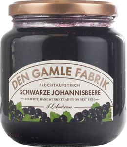 Den Gamle Fabrik Marmelade Schwarze Johannisbeere 600g (MHD 10.06.)