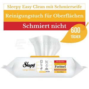 Sleepy Feuchttücher Easy Clean 600 Tücher Gelb Arabische Schmierseife Arap Sabun