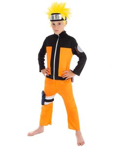 Naruto Shippuden Kostüm Ninja Anime für Kinder, Größe:140