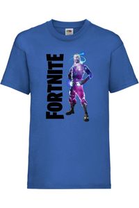 Galaxy Kinder T-shirt Fortnite Battle Royal Epic Gamer Gift, 12-13 Jahr - 152 / Blau