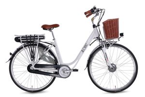LLobe E-Bike 28" City White Motion 3.0 36V / 13Ah (468Wh), 7-Gang Shimano