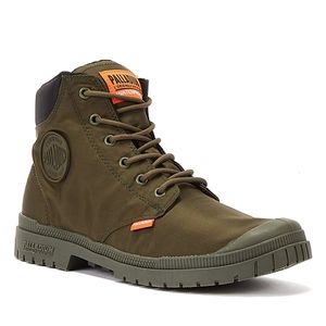 Palladium Pampa SP20 Manschette WP + Stiefel, Grün 44.5 EU