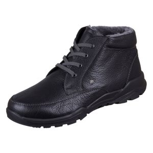 Finn Comfort Aibling Herrenboots, Schwarz, Leder, gefüttert - Herrenschuhe Boots / Stiefel, Schwarz, leder (hillcrest)