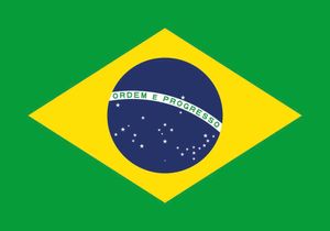 Vlajka Brazílie FLAGBR Viacfarebná vlajka Brazílie 90 x 150 cm