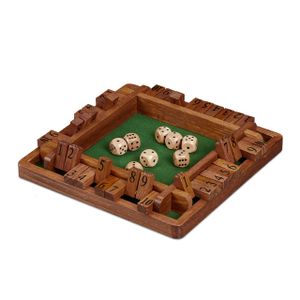 relaxdays Shut The Box für 4 Spieler