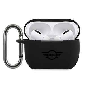 Silikónové puzdro Mini Morris pre Apple AirPods Pro, čierne