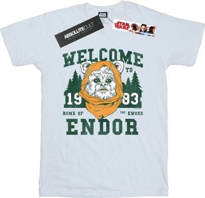 Star Wars - Pánske tričko "Endor Camp" BI46382 (M) (White)
