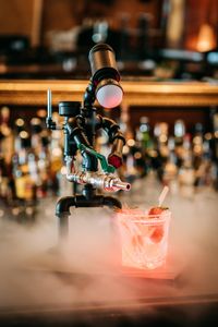Getränkespender - Feuerwehrmann - Das ultimative Gadegt für deine Bar, Restaurant, Kneipe! Im SteamPunk Style! Perfektes Geschenk für Feuerwehrmänner - Frauen! Damit fällst du auf jeder Party auf! Weihnachtsgeschenk, Geburtstagsgeschenk - Vatertag